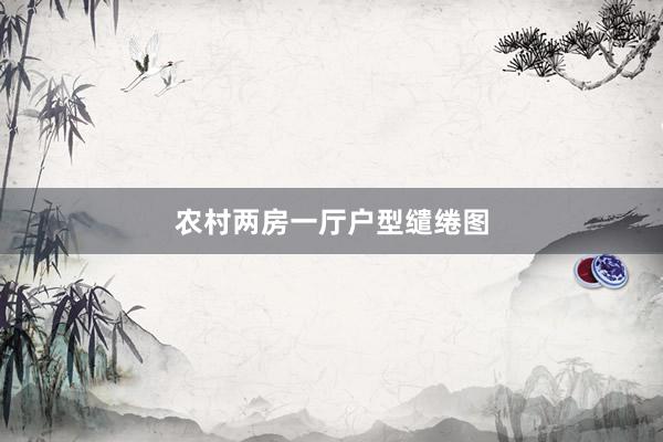 农村两房一厅户型缱绻图